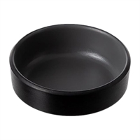 Coucou Dual Colour Round Sauce Dish 76mm - Grey & Black (40 Pack)