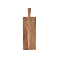 Chef Inox Serve Paddle Board With Black Acacia 610x190x25mm (2 Pack)
