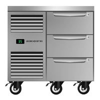 SKOPE ProSpec Three Drawer Underbench GN 1/1 Left Hand Fridge