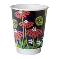 Detpak Grasp the Moment 90mm Double Wall PLA Hot Cup - 360ml (1000 Pack)