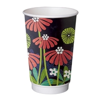 Detpak Grasp the Moment 90mm Double Wall PLA Hot Cup - 480ml (500 Pack)