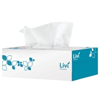 Livi Essentials Hypoallergenic Facial Tissues 2 Ply 200 Sheets