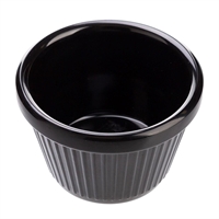 Coucou Ramekin Fluted Black - 30ml