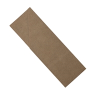 EcoSafe Nude Cutlery Pouch - No Napkin - Kraft (3200 Pack)