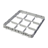 Cambro Camrack 9 Compartment Glassrack Extender - Grey - 41mm