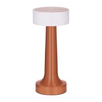 Tablekraft Aura Cordless LED Table Lamp - Copper 90x205mm