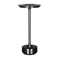 Tablekraft Stella Cordless LED Table Lamp Black 130x275mm