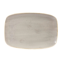Churchill Stonecast Rectangular Plates Peppercorn Grey 199 x 300mm (6 Pack)