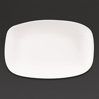 Churchill X Squared Oblong Plates White 157 x 237mm (12 Pack)