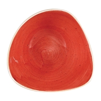 Churchill Stonecast Triangular Bowls Berry Red 185mm (12 Pack)