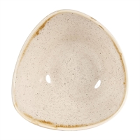 Churchill Stonecast Triangular Bowls Nutmeg Cream 153mm (12 Pack)