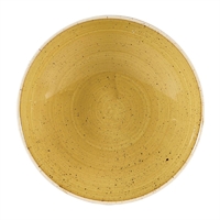 Churchill Stonecast Coupe Bowls Mustard Seed Yellow 182mm (12 Pack)