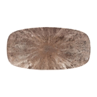 Churchill Studio Prints Stone Rectangular Plates Zircon Brown 153 x 298mm (12 Pack)