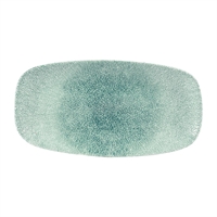 Churchill Studio Prints Raku Rectangular Plates Jade Green 153 x 298mm (12 Pack)