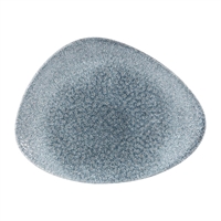 Churchill Studio Prints Raku Triangular Plates Topaz Blue 260mm (12 Pack)