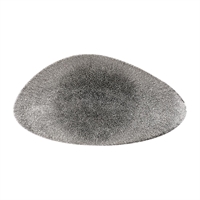 Churchill Studio Prints Raku Triangular Plates Quartz Black 350mm (6 Pack)
