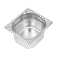 Vogue Zware kwaliteit RVS GN 1/6 Gastronormbak 100 mm