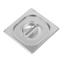 Couvercle inox 18/10 professionnel Vogue GN 1/6