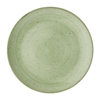 Churchill Stonecast Sage Green Coupe Plates 217mm (12 Pack)