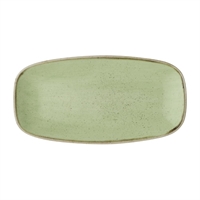 Churchill Stonecast Sage Green Chefs' Oblong Plates 298mm (12 Pack)