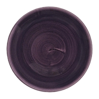Churchill Stonecast Patina Deep Purple Coupe Plates 217mm (12 Pack)