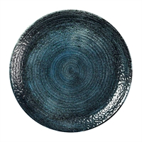 Churchill Homespun Chroma Blue Coupe Plates 288mm (12 Pack)
