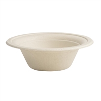 Vegware Compostable Nourish Moulded Fibre Bowls Natural 12oz/340ml (500 Pack)