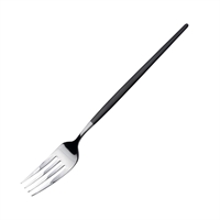 Amefa Tischgabel Schwarz (12 Stück)