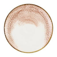 Churchill Studio Prints Homespun Accents Coral Coupe Plates 288mm (12 Pack)