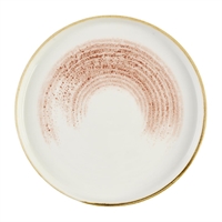 Churchill Studio Prints Homespun Accents Coral Walled Plates 210mm (6 Pack)