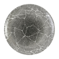 Churchill Studio Prints Kintsugi Quartz Black Coupe Plates 288mm (12 Pack)