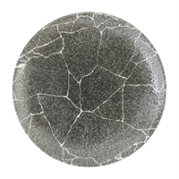 Churchill Studio Prints Kintsugi Quartz Black Coupe Plates 217mm (12 Pack)