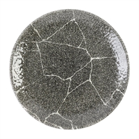 Churchill Studio Prints Kintsugi Quartz Black Coupe Plates 165mm (12 Pack)