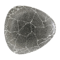 Churchill Studio Prints Kintsugi Quartz Black Triangle Plates 229mm (12 Pack)