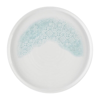 Churchill Vintage Prints Med Tiles Aquamarine Chefs' Walled Plates 260mm (6 Pack)