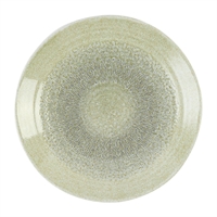 Dudson Harvest Grain Organic Coupe Plates Speckled Green 230mm (12 Pack)