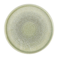 Dudson Harvest Grain Walled Plates Speckled Green 260mm (6 Pack)