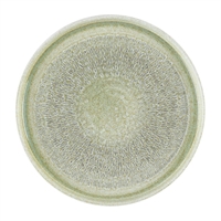 Dudson Harvest Grain Speckled Green Round Walled Plate 210mm(6 Pack)