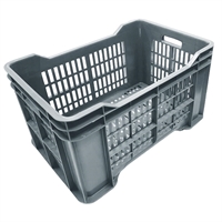 Vogue Perforated Plastic Storage Crate 542x360x290mm