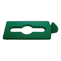 Rubbermaid Slim Jim Mixed Recycling Lid Green