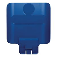 Rubbermaid Slim Jim Recycling Station Billboard Blue