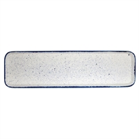 Churchill Stonecast Hints Rectangular Flat Trays Indigo Blue 150x 530mm (4 Pack)