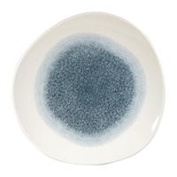 Churchill Studio Prints Raku Round Trace Plates Topaz Blue 286mm (12 Pack)