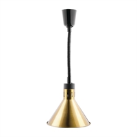 Apuro Conical Retractable Heat Shade Pale Gold Finish