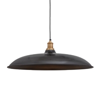 Industville Brooklyn Giant Bowl Pendant Pewter 610mm