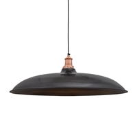 Industville Brooklyn Giant Bowl Pendant Pewter 610mm