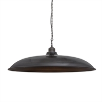 Industville Brooklyn Giant Bowl Pendant Pewter 610mm