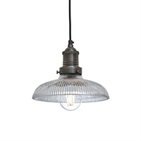 Brooklyn Glass Dome Pendant 8 Inch