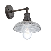 Industville Brooklyn Glass Dome Wall Light 205mm