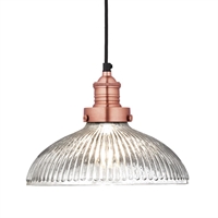 Brooklyn Glass Dome Pendant 305mm